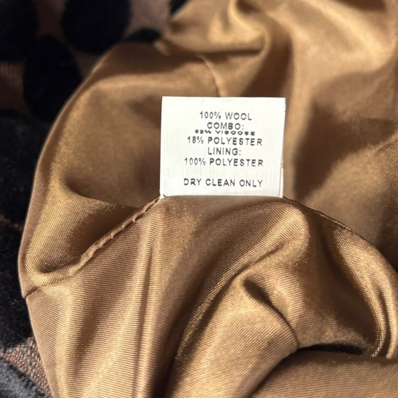 VTG Y2K Tweed Artsy Abstract Multi Pattern Colorful Blazer Anthro Britt Ryan 6 - Picture 6 of 13